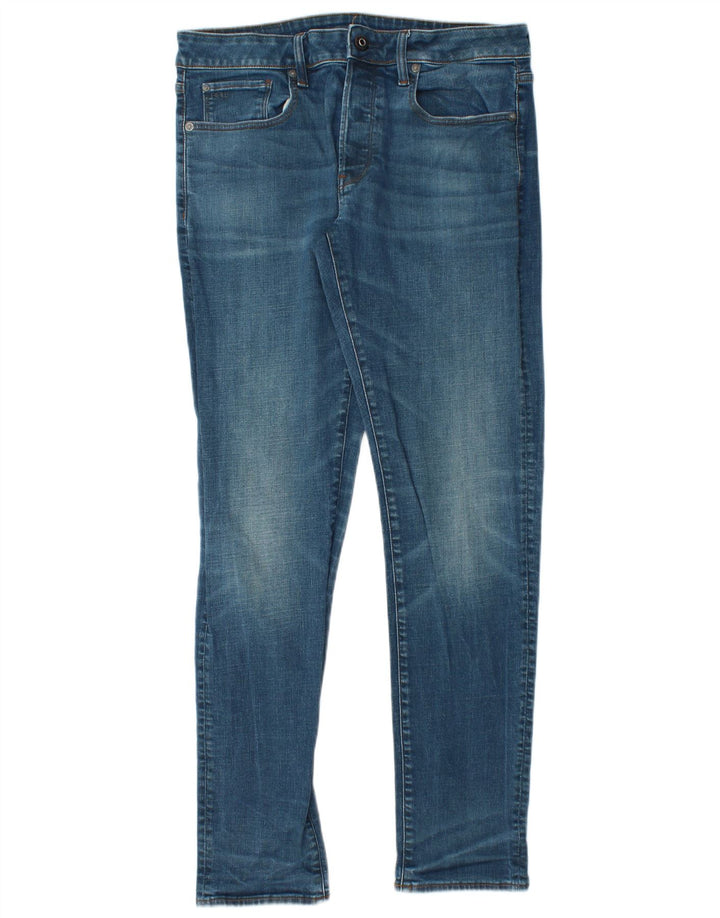 G-Star Herre 3301 Slim Jeans W32 L32 Blå Bomuld