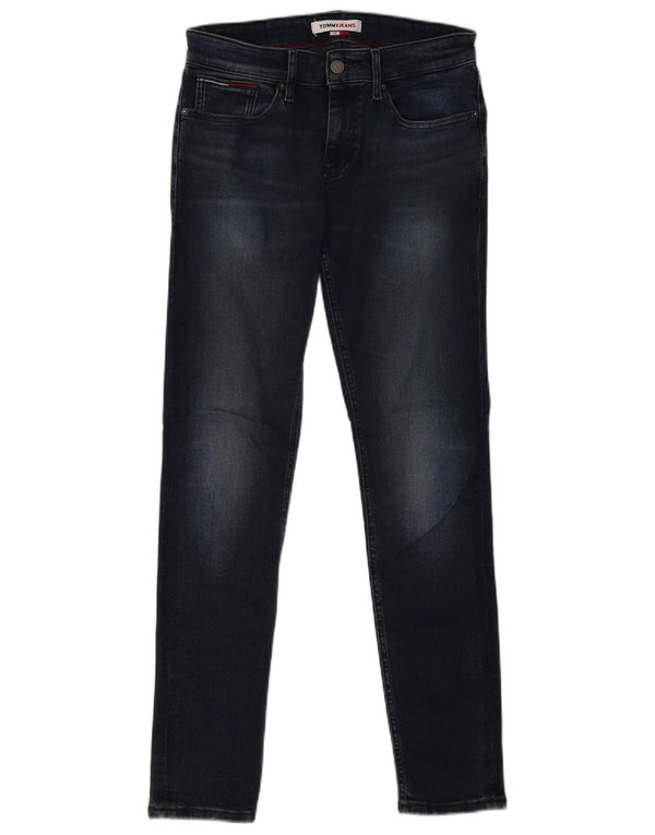 Tommy Hilfiger Dame Austin Slim Tapered Jeans W28 L32 Marineblå Bomuld