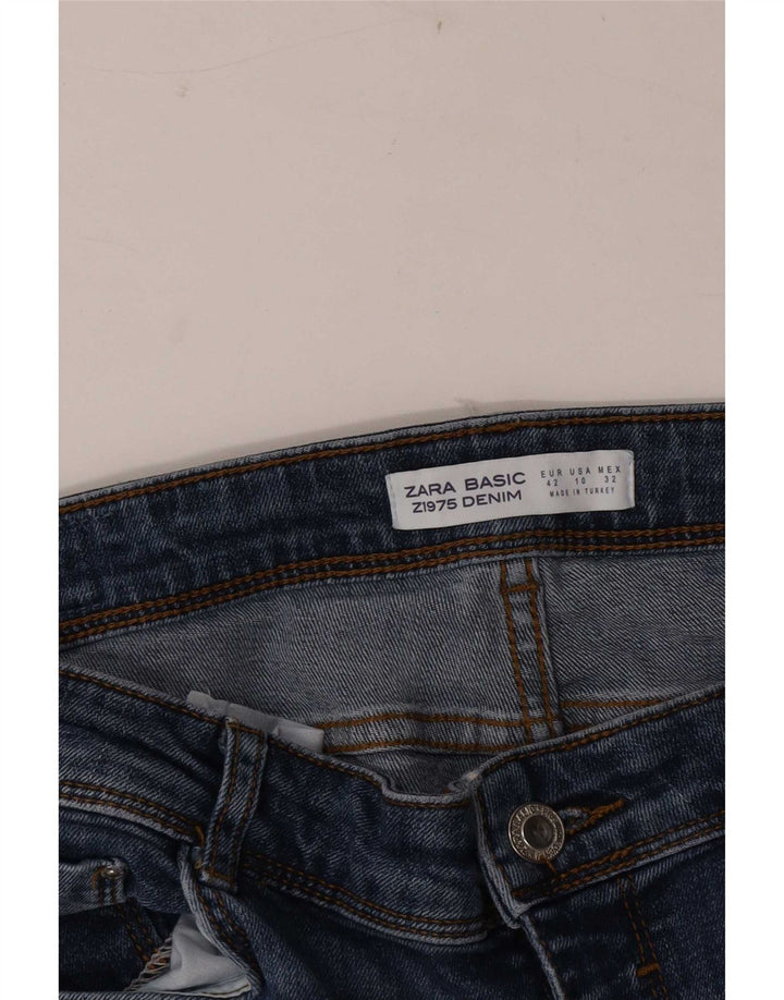 Zara Dame Slim Jeans EU 42 Large W32 L28 Blå