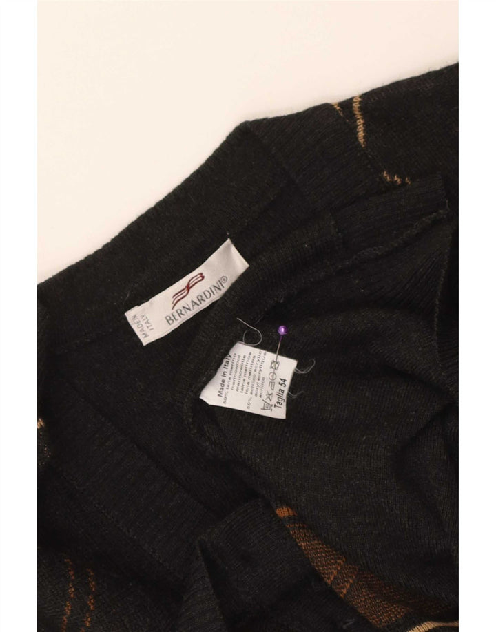 Bernardi Herre Cardigan Sweater IT 54 XL Grå Argyle/Diamond Wool