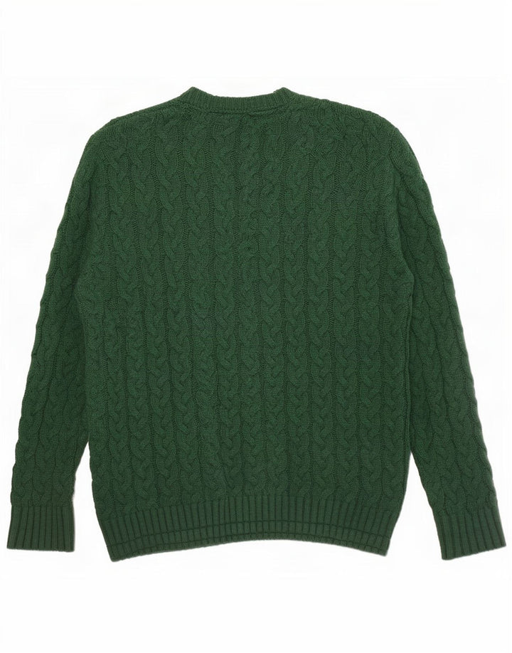 Tommy Hilfiger Herre Regular Fit Crew Neck Jumper Sweater Medium Green