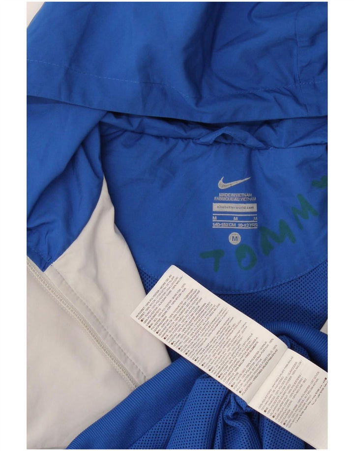 Nike Træningsdragt med hætte til drenge Topjakke 10-11 år Medium Blue Colourblock