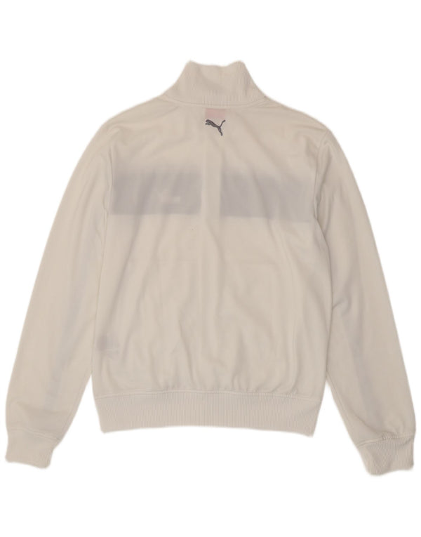 Puma Træningsdragt til mænd Topjakke Medium White Colourblock Polyester