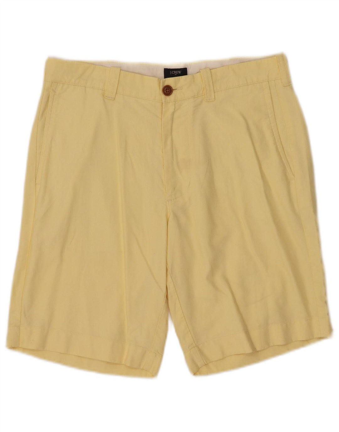 J. CREW Chino Shorts til mænd W30 Medium Gul Bomuld