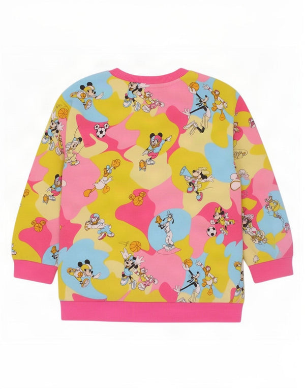 Adidas Girls Disney Graphic Sweatshirt Jumper 3-4 Years Multicoloured