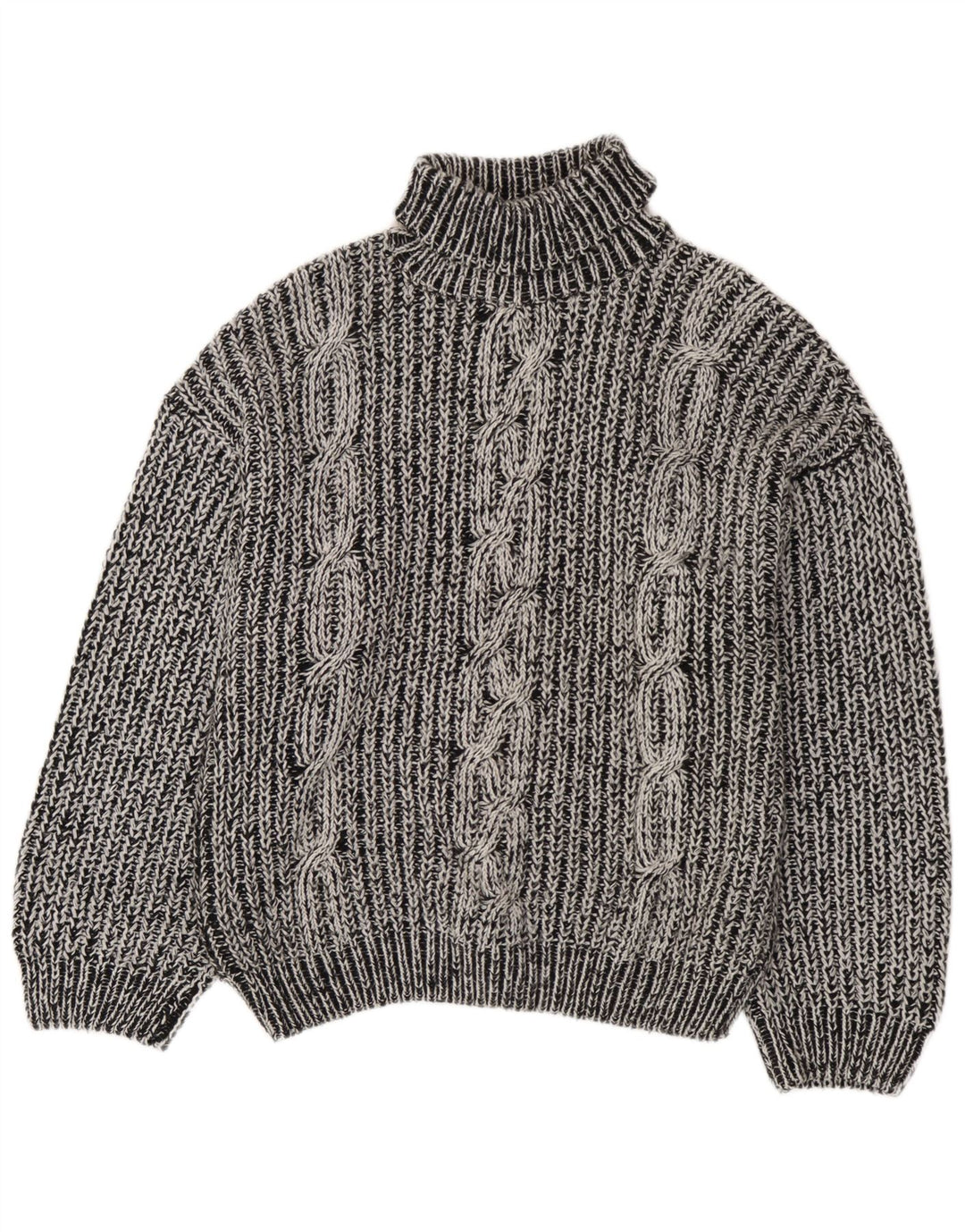 Vintage Herre rullehals sweater XL Grå