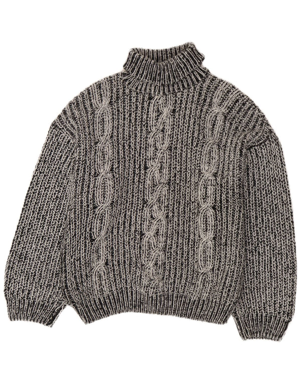 Vintage Herre rullehals sweater XL Grå