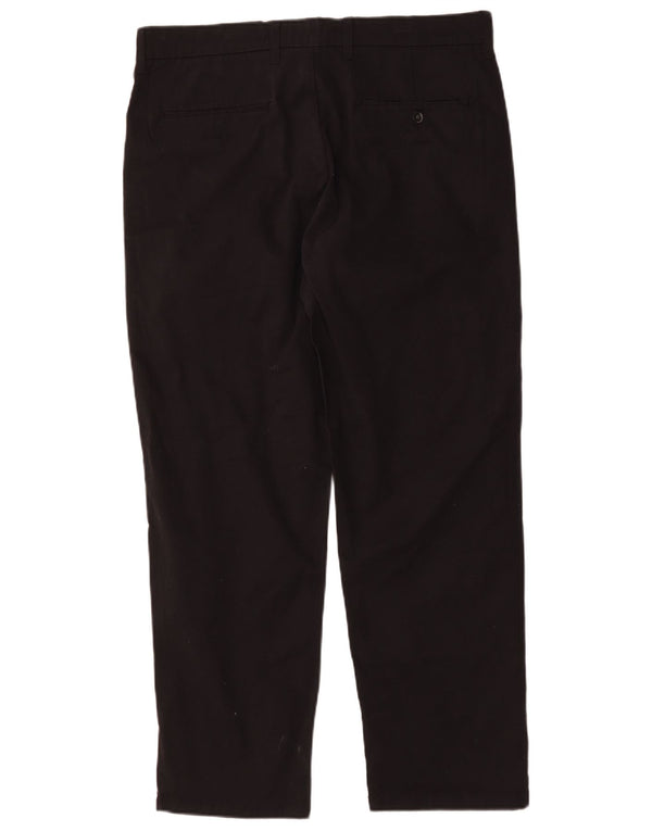 Marks & Spencer Herre Loose Fit Chinobukser W36 L29 Sort bomuld