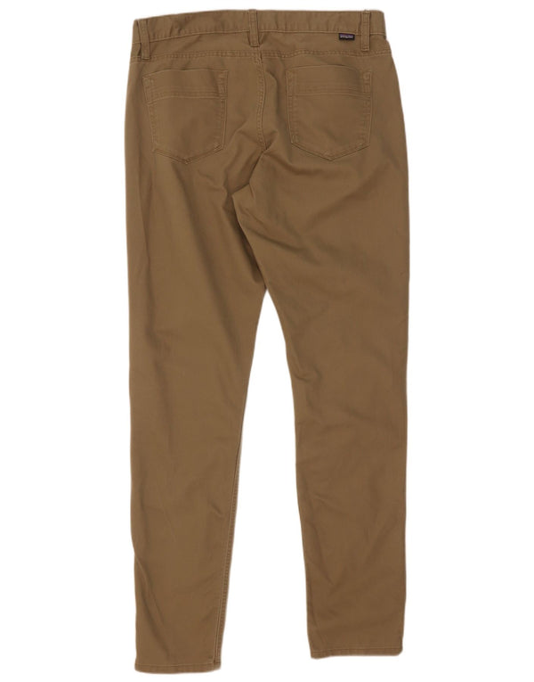 Patagonia Dame Slim Casual Bukser US 12 Large W34 L32 Beige