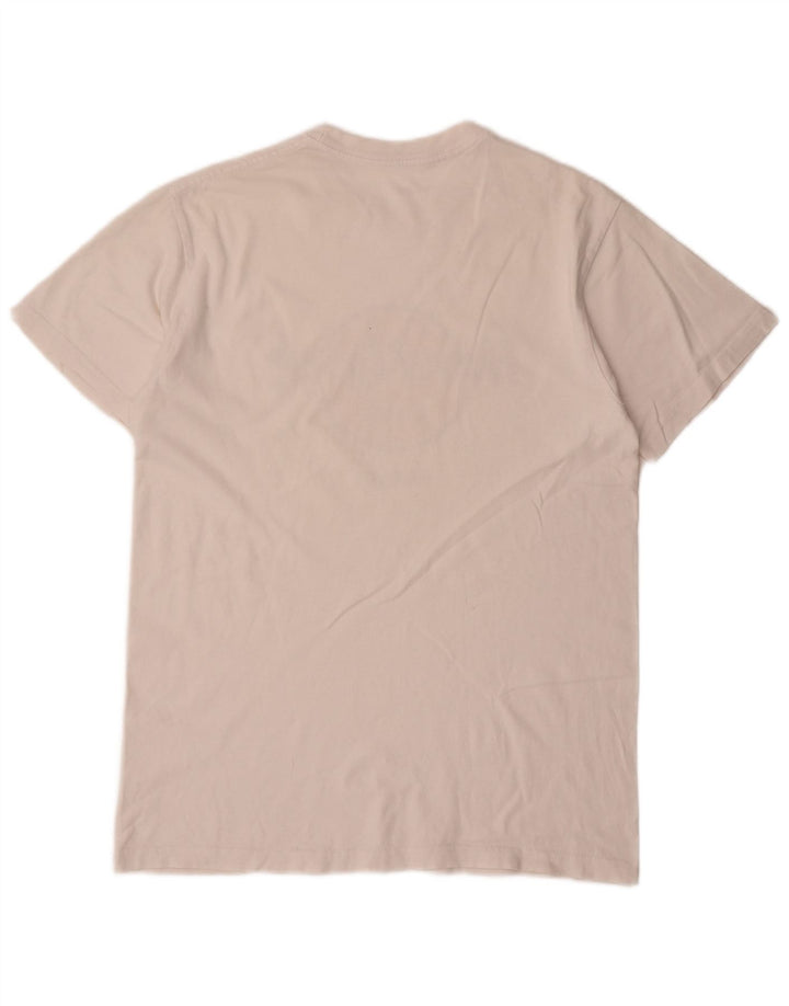 Hard Rock Cafe Herre Paris Grafisk T-Shirt Top Medium Hvid