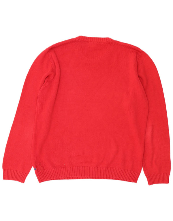 Gas Herre Crew Neck Jumper Sweater XL Rød Bomuld