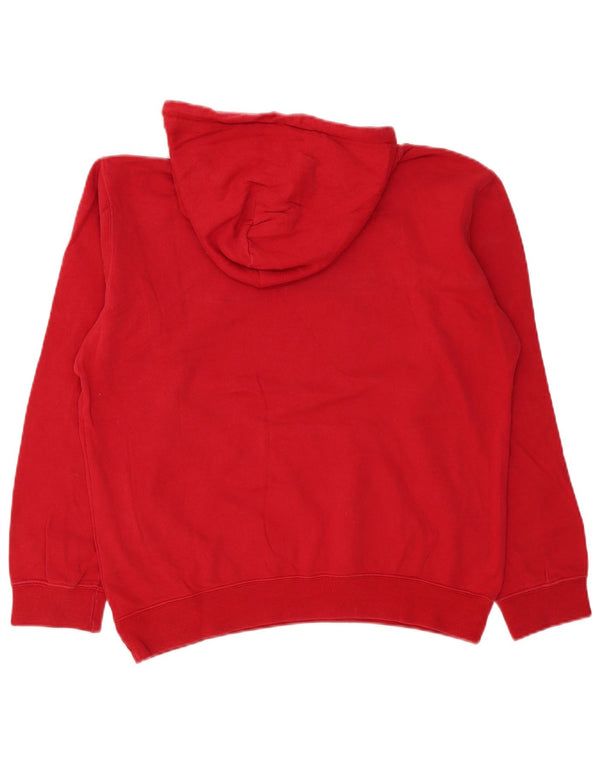 Champion Herre grafisk hættetrøje Jumper Medium Rød Bomuld