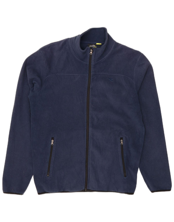 DIADORA Fleecejakke til mænd UK 40 Large Navy Blue