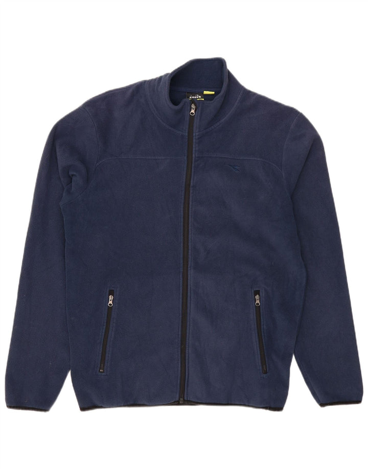 DIADORA Fleecejakke til mænd UK 40 Large Navy Blue