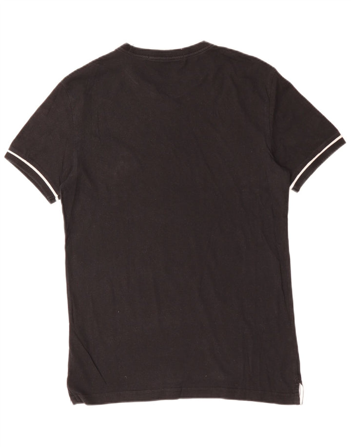 CALVIN KLEIN JEANS Herre T-Shirt Top Lille Sort Bomuld