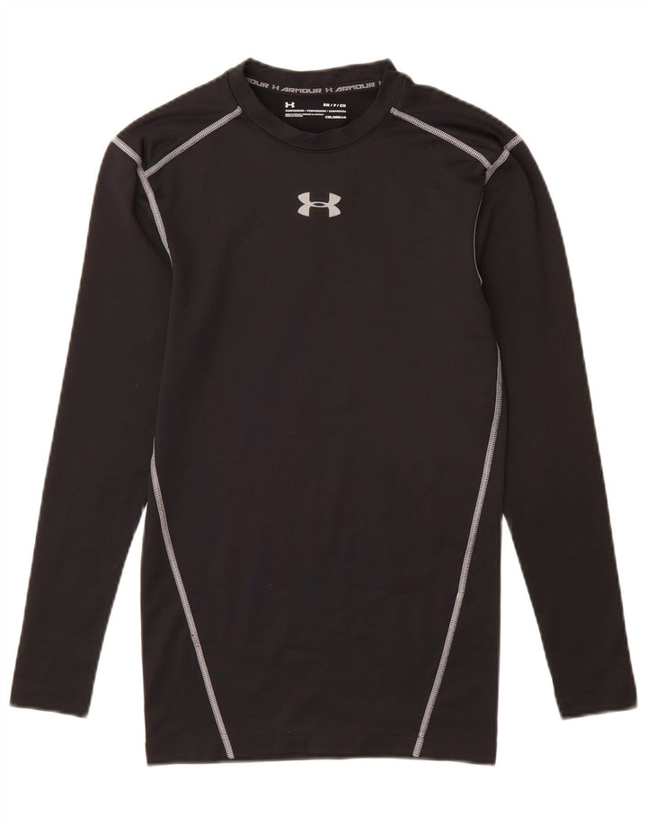 UNDER ARMOUR Herre Cold Gear Top Langærmet Lille Sort