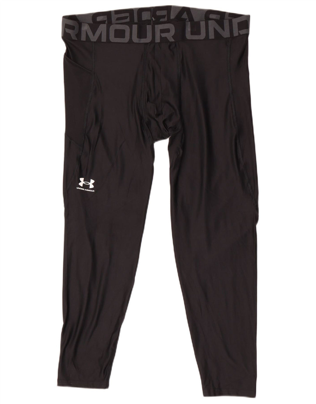 Under Armour Herre Heat Gear Grafiske Leggings 3XL Sort Polyester
