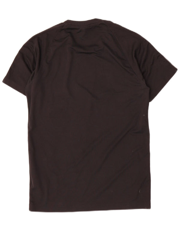 Adidas T-shirt top lille sort polyester til mænd