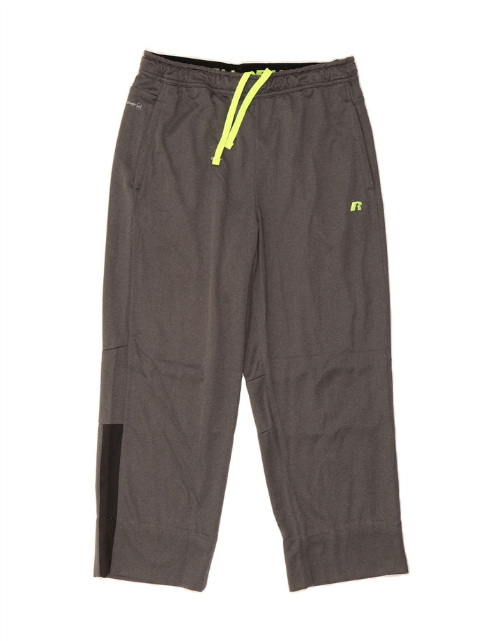 RUSSELL ATHLETIC Mens Dri-Power Tracksuit Trousers Medium  Grey Vintage Russell Athletic and Second-Hand Russell Athletic from Messina Hembry 