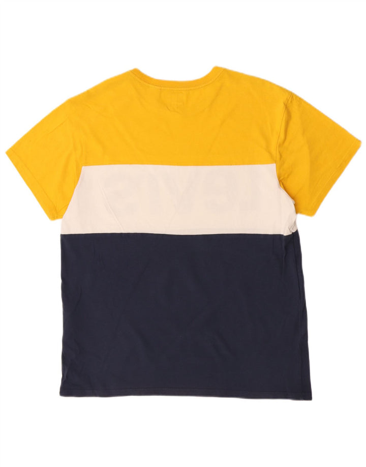 Levi's Herre grafisk T-shirt Top Medium Flerfarvet Colourblock Bomuld