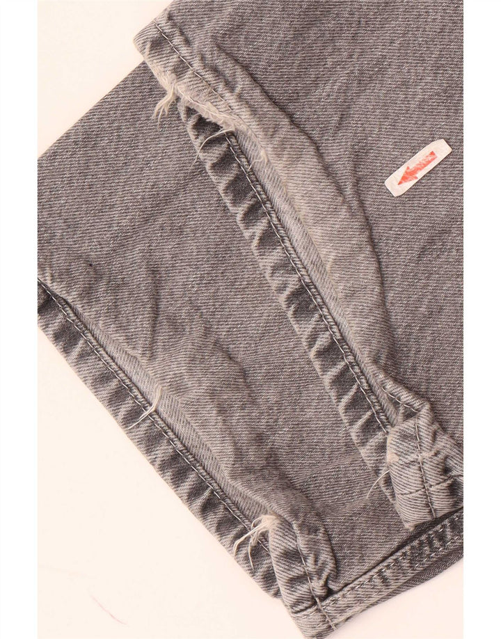 Zara Dame Straight Jeans EU 38 Small W28 L34 Grå Bomuld
