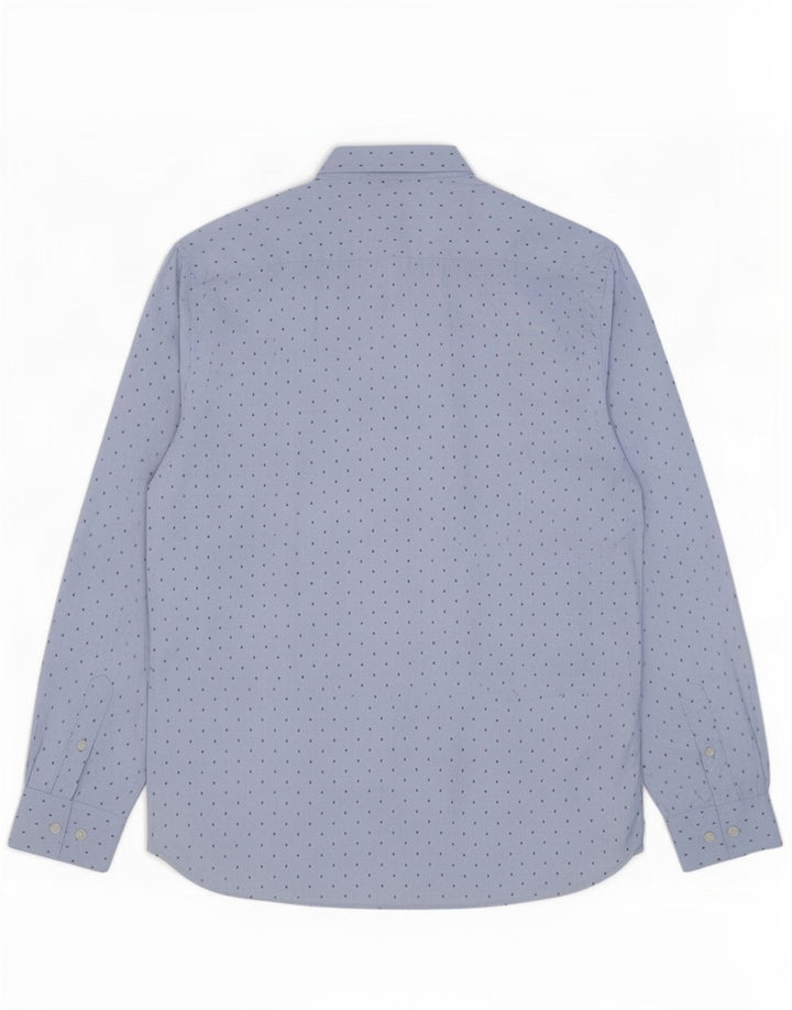 French Connection Herreskjorte Stor blå plettet polyester