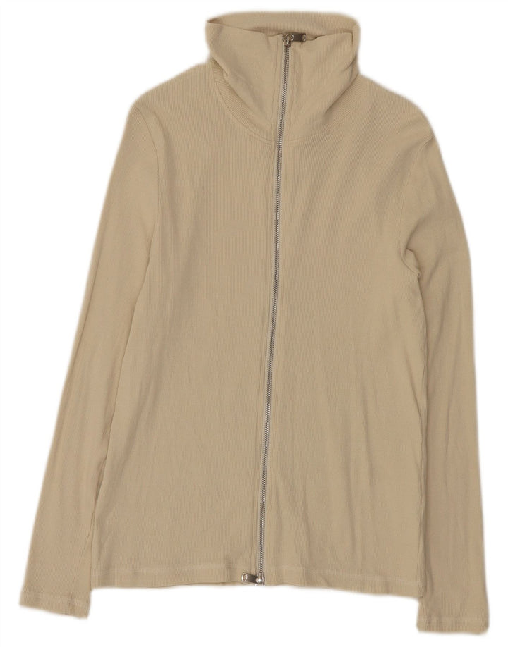 Marks & Spencer Dame træningsdragt Topjakke UK 12 Medium Beige Bomuld