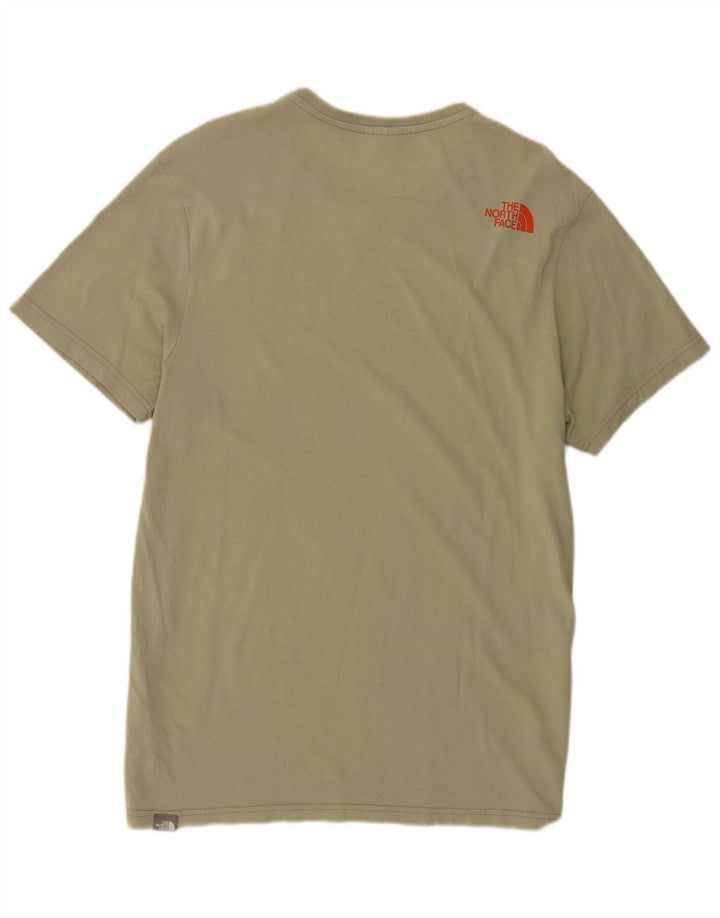 The North Face Herre T-Shirt Top Medium Khaki Bomuld