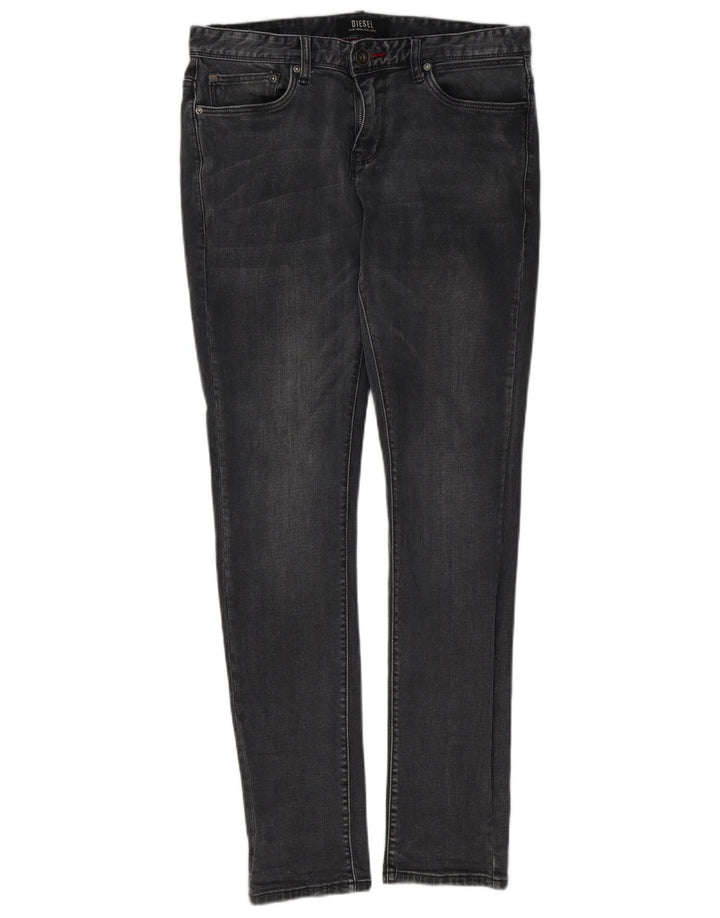 Diesel Herre Sleenker Slim Jeans W32 L32 Grå Bomuld