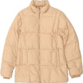 LOTTO Womens Padded Jacket UK 14 Medium Beige | Vintage Lotto | Thrift | Second-Hand Lotto | Used Clothing | Messina Hembry 