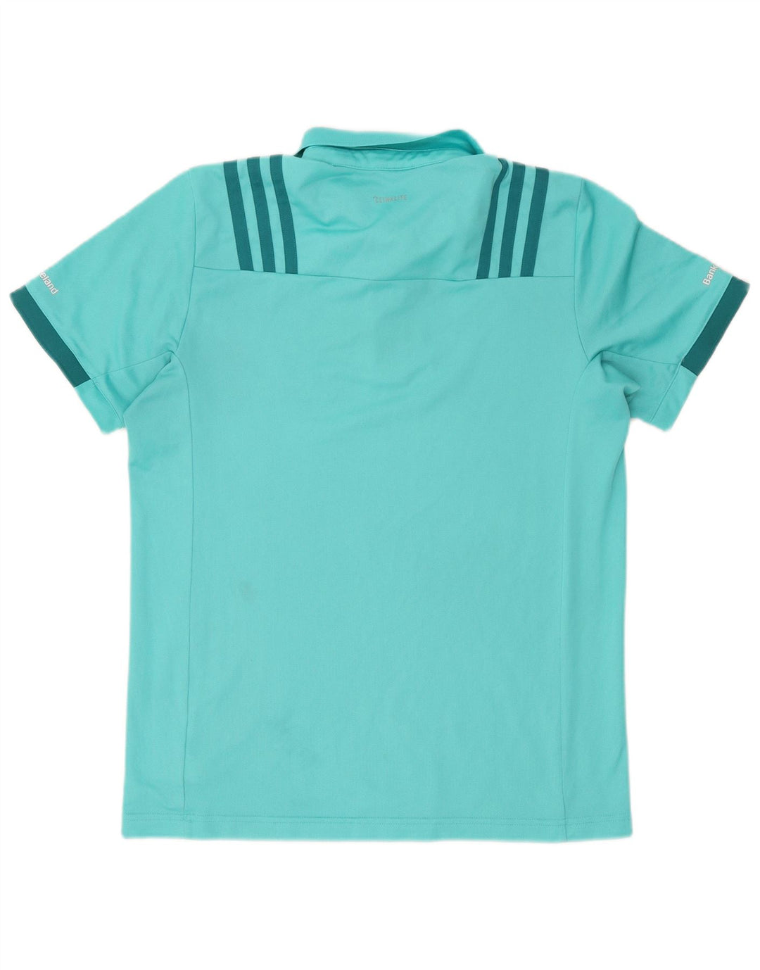 Adidas Herre Munster Rugby Grafisk Polo Shirt Stor Blå Polyester