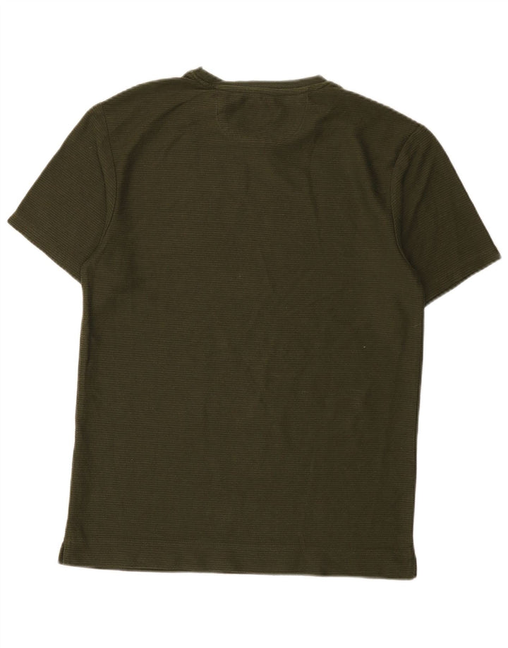 Zara Herre T-Shirt Top Lille Grøn