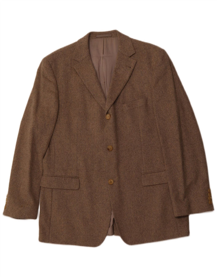 HUGO BOSS Herre Rossellini Blazer Jacket IT 52 XL Brun sildeben