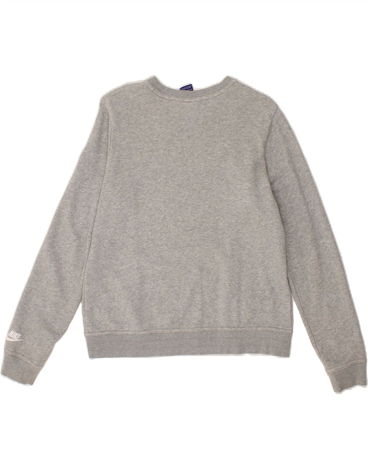 NIKE Womens Sweatshirt Jumper UK 10 Small Grey Cotton Vintage Nike and Second-Hand Nike from Messina Hembry 