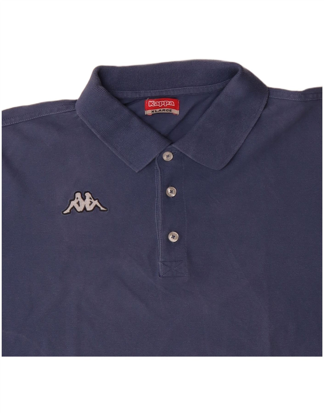 KAPPA herre poloshirt XL blå bomuld