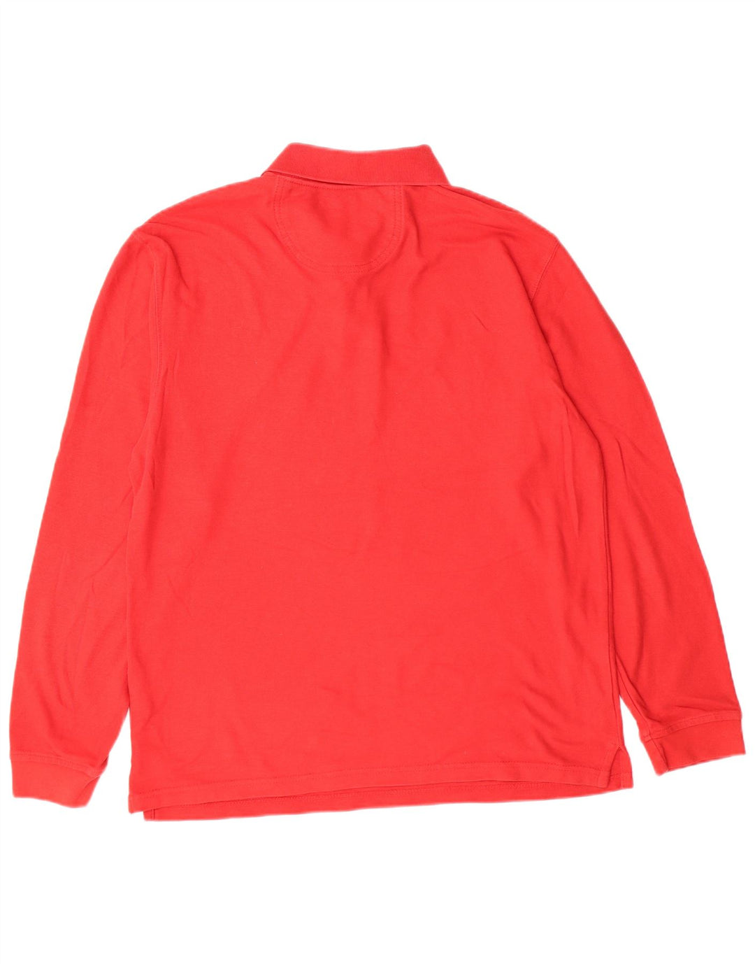 Izod Langærmet Polo Shirt til mænd Medium Rød Polyester
