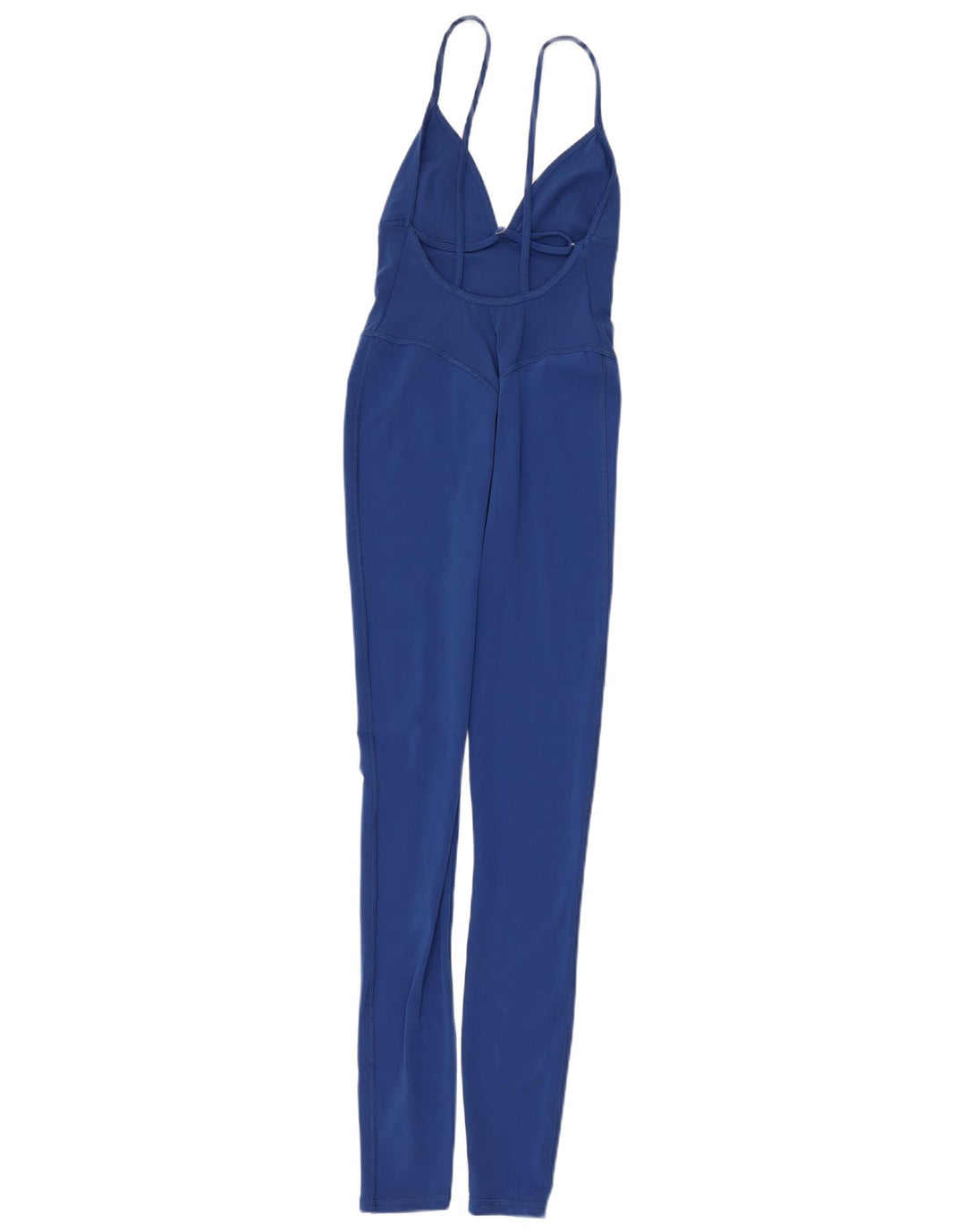 Zara Dame Ærmeløs Jumpsuit UK 8 Lille blå polyamid