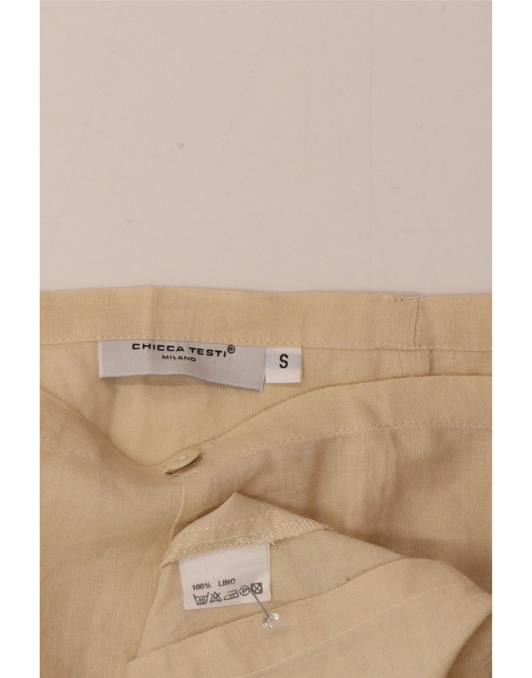 Chicca Testi Dame Maxi Wrap Nederdel Small W26 Beige Linen