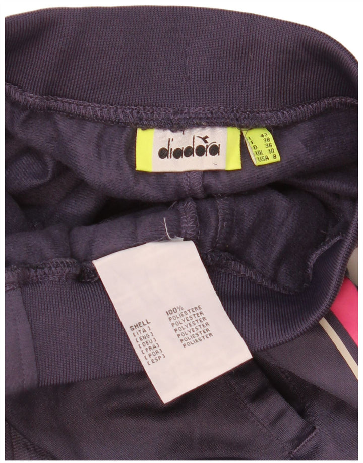 Diadora træningsdragtbukser til kvinder UK 10 Lille lilla polyester