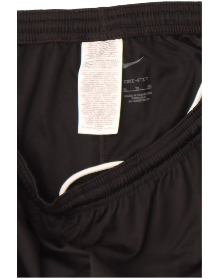 Nike herre Dri Fit træningsdragt bukser XL sort polyester