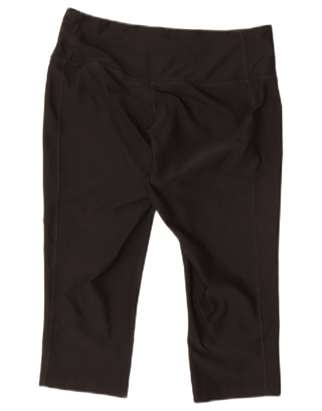 Nike Dame Capri Leggings UK 10 Small Black Polyester