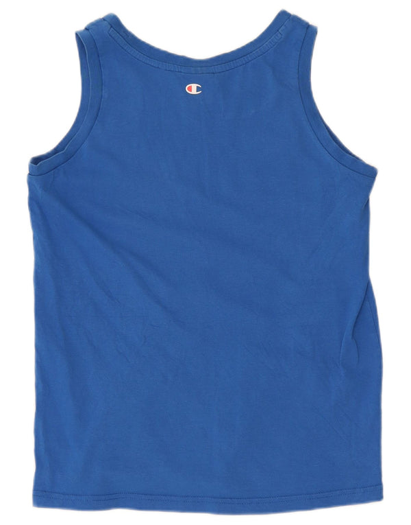 Champion Drenge Grafisk Vest Top 11-12 År Stor Blå