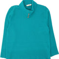 REFLECT Womens Roll Neck Jumper Sweater UK 16 Large Blue Acrylic Vintage Reflect and Second-Hand Reflect from Messina Hembry 