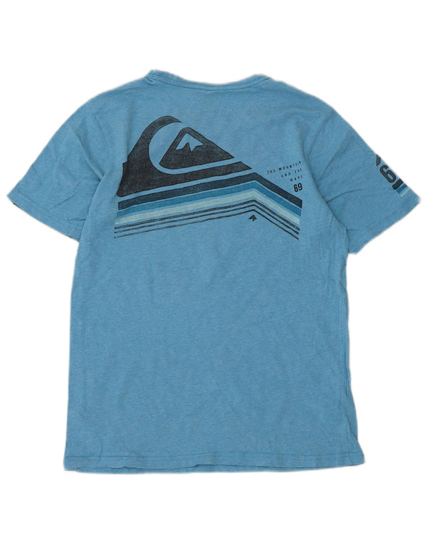 Quiksilver drenge grafisk t-shirt top 13-14 år blå bomuld