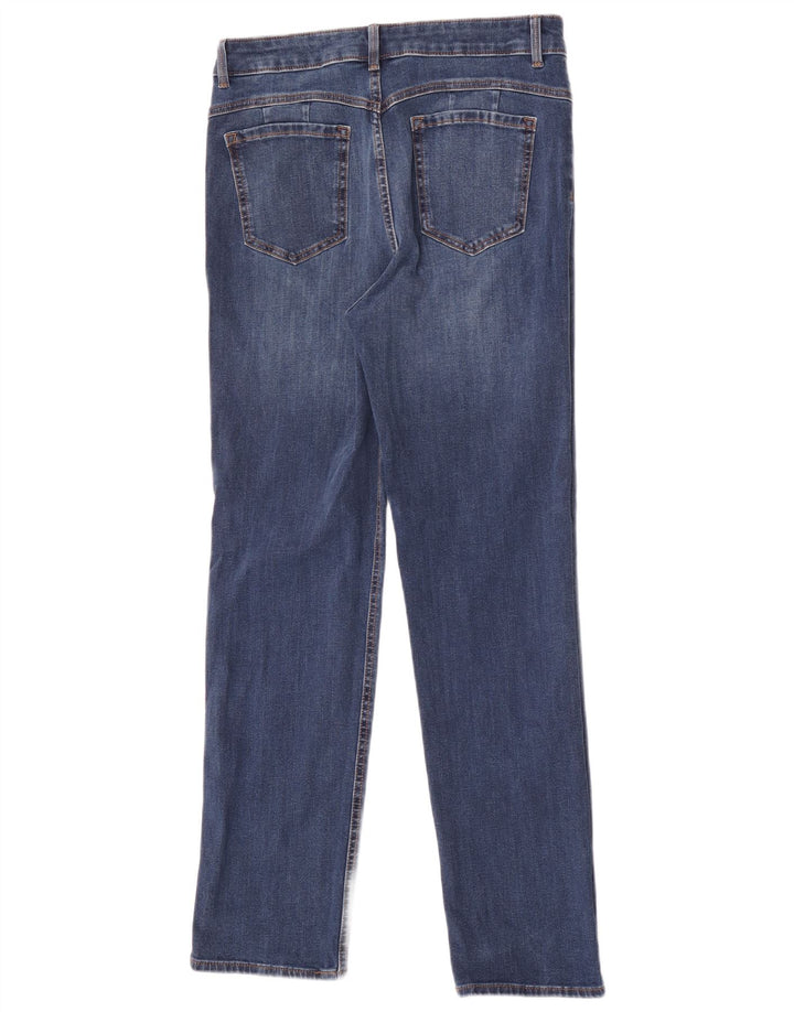 Marks & Spencer Womens The Magic Slim Jeans UK 12 Medium W30 L30 Blue