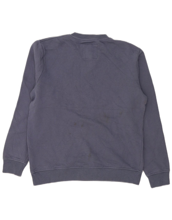 Besætningstøj Herre sweatshirt Jumper Medium Blå Bomuld