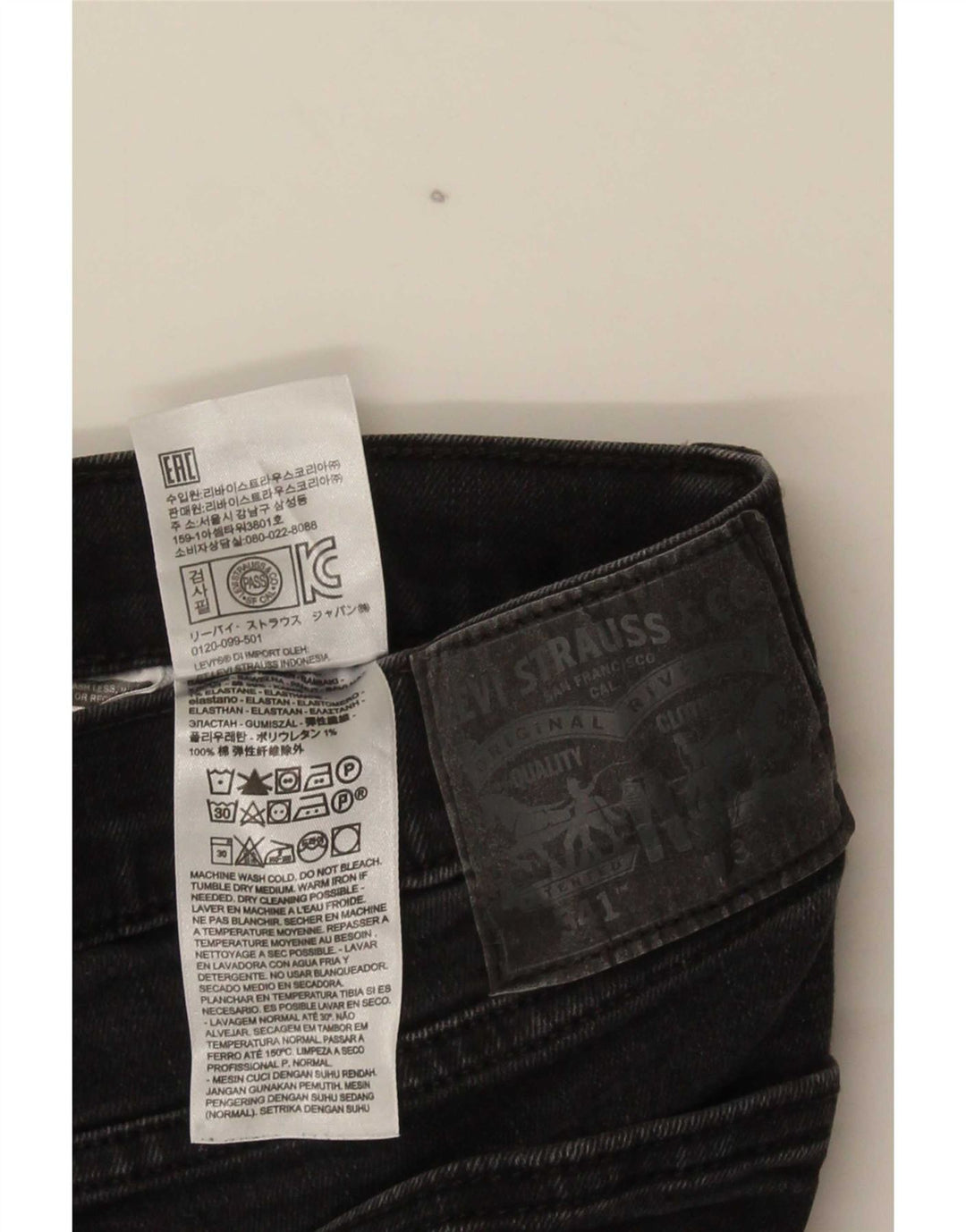 Levi's Herre 541 Straight Jeans W32 L32 Grå Bomuld