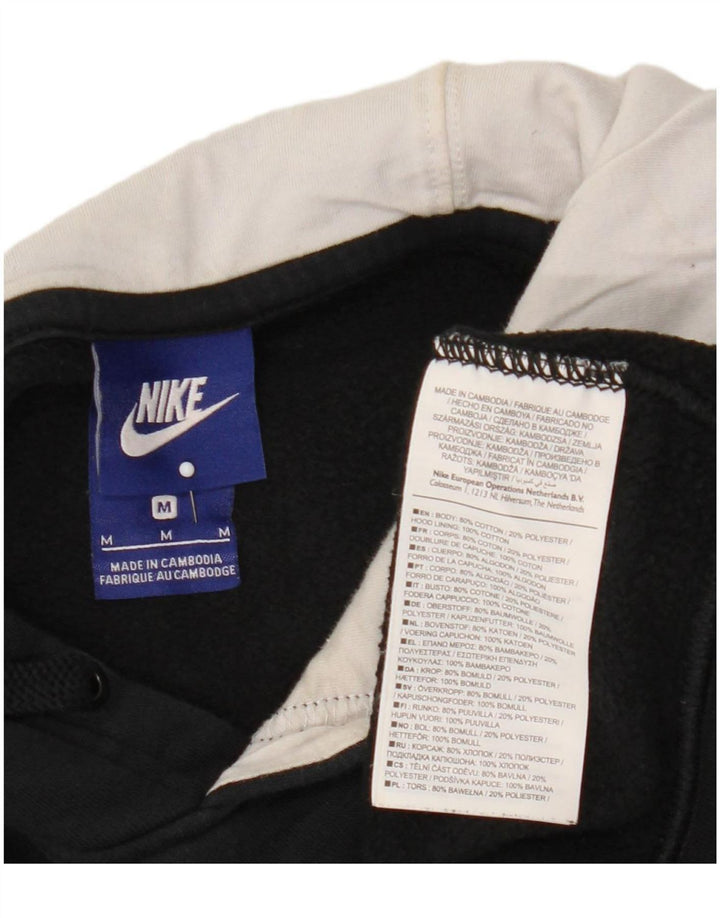 Nike grafisk hættetrøje til mænd mellem sort bomuld