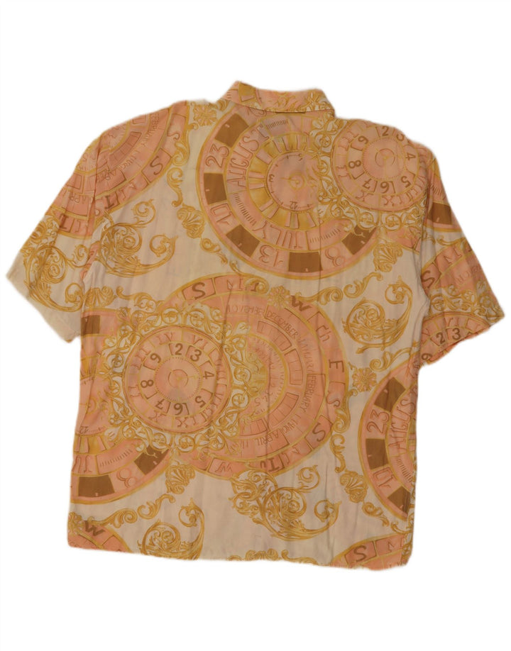 Imperial Herre grafisk kortærmet skjorte XL Beige