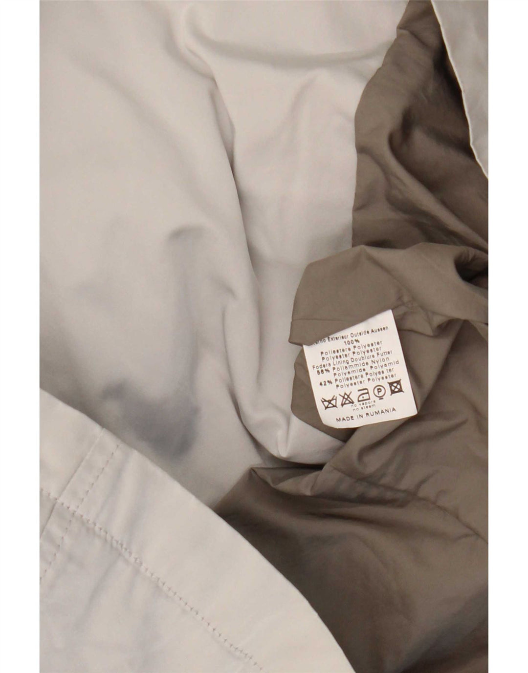 Brema Short Pea Coat til kvinder IT 48 XL Grå Nylon